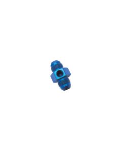 Russell Performance -8 AN Fuel Union Pressure Adapter (Blue) - 670010