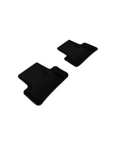 3D MAXpider 2009-2017 Audi Q5/SQ5 Kagu 2nd Row Floormats - Black - L1AD00921509