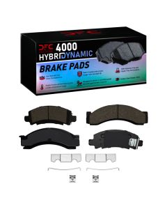 DFC 71-05 Chevrolet K30 Rear/Front 4000 HybriDynamic Brake Pads and Hardware Kit - 4000-0543-01