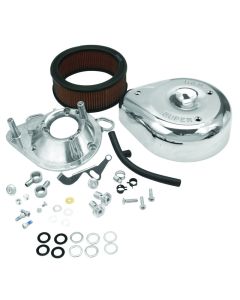 S&S Cycle 93-99 BT/91-03 Sportster Models Teardrop Air Cleaner Kit for S&S Super E/G Carb - 17-0404