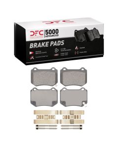 DFC 18-25 Subaru WRX Rear 5000 Advanced Low Metallic Brake Pads and Hardware Kit - 1551-2118-01