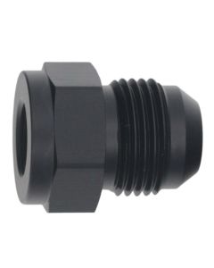 DeatschWerks 6AN Female Flare to 10AN Male Flare Expander - Anodized Matte Black - 6-02-0221-B