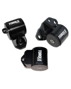Torque Solution 3pc Billet Engine Mount Kit (3 Bolt): 92-95 Honda Civic/94-01 Integra/93-97 Del Sol - TS-HA-134