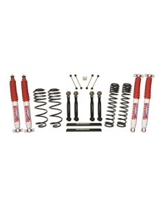 Skyjacker 97-02 Jeep TJ 4in D-Rate Long Travel Kit w/ Adj. FR/RR Lower Flex Links/Nitro 8000 Shocks - TJ401BPNLTX