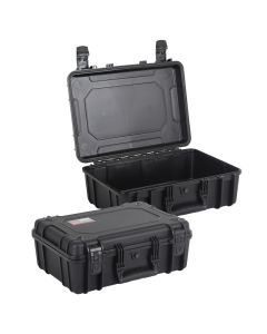Go Rhino XVenture Gear Hard Case - Medium 18in. / Lockable / IP67 / Automatic Air Valve - Tex. Black - XG181407