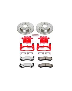 Power Stop 02-06 Cadillac Escalade Front Z36 Truck & Tow Brake Kit w/Calipers - KC2009-36