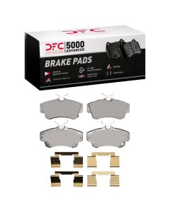 DFC 03-09 Chrysler PT Cruiser Front 5000 Advanced Semi Metallic Brake Pads and Hardware Kit - 1551-0841-02