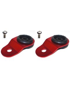 Torque Solution Radiator Mount Combo with Inserts (RED) : Mitsubishi Evolution 7/8/9 - TS-EV-008ic