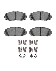DFC 12-19 Scion IQ Front 5000 Advanced Ceramic Brake Pads and Hardware Kit - 1552-1184-01
