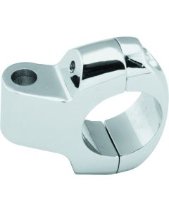 Bikers Choice Chrome Custom Mirror Clamp For 1 Inch Bar Universal - 492958