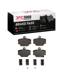 DFC 05-16 Smart Fortwo Front 5000 Advanced Low Metallic Brake Pads and Hardware Kit - 1551-1252-01