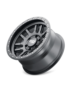 Dirty Life 9309 Canyon Pro 17x9/6x139.7 BP/-12mm Offset/106mm Hub Matte Black Wheel - Beadlock - 9309-7983MB12