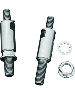 Kuryakyn Raised Mirror Adaptors Metric Models (Excluding Yamaha) Chrome - 1713