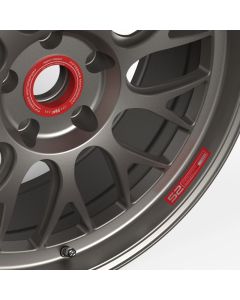 fifteen52 Holeshot RSR Wheel Lip Decal Set of Four - Red - 52-RSR-LIPDECAL-RED-SET