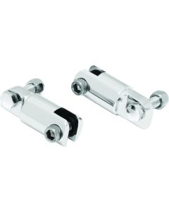 Chrome Heel Rest Extenders - Kuryakyn 8041
