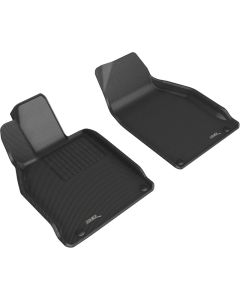 3D MAXpider 12-19 Porsche 911 Conv/S/4/4S/GTS/Targa/Turbo/T/GTZ Kagu 1st Row Floormat - Black - L1PO02111509
