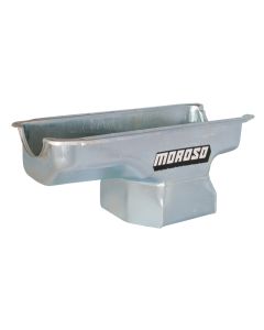 Moroso Mopar 360 (w/Center Sump) Deep Wet Sump 8qt 10in Steel Oil Pan - 20730