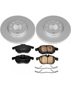 Power Stop 03-11 Saab 9-3 Front Z23 Evolution Sport Coated Brake Kit - CRK978