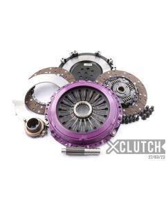 XClutch 1997 Mitsubishi Lancer EVO IV 2.0L 10.5in Twin Sprung Organic Clutch Kit - XKMI23522-2A