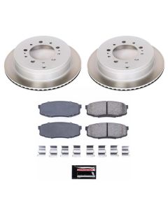 Power Stop 07-21 Toyota Tundra Rear Semi-Coated Rotor Kit - SC3073