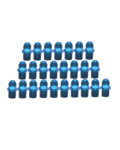 Russell Performance -8 AN to 3/8in NPT Straight Flare to Pipe (Blue) (25 pcs.) - 660488
