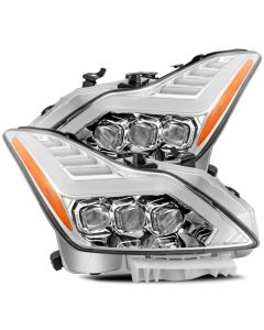 AlphaRex 08-13 Infiniti G37 NOVA LED Proj Headlights Chrome w/ Activ Light/Seq Signal/DRL - 881984
