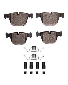 DFC 07-19 BMW X6 Rear 5000 Advanced Low Metallic Brake Pads and Hardware Kit - 1551-0919-02