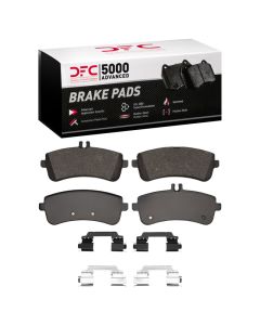 DFC 15-17 Mercedes-Benz S600 Rear 5000 Advanced Low Metallic Brake Pads and Hardware Kit - 1551-1681-02