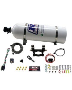 Nitrous Express 13-16 Dodge Dart 2.0L Nitrous Plate Kit (35-100HP) w/15lb Bottle - 20942-15