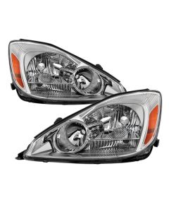 xTune Toyota Sienna 2004-2005 Halogen Only OEM Style Headlights Chrome HD-JH-TSIE04-AM-C - 9029776
