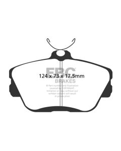 EBC 96-98 Ford Thunderbird 3.8 Sport Yellowstuff Front Brake Pads - DP41168R
