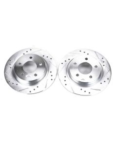 Power Stop 04-13 Mazda 3 Rear Evolution Drilled & Slotted Rotors - Pair - JBR1116XPR