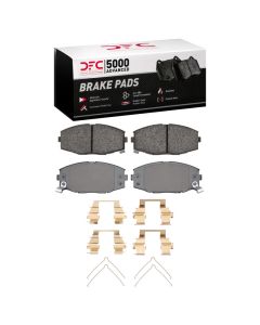 DFC 86-92 Toyota Supra Front 5000 Advanced Ceramic Brake Pads and Hardware Kit - 1551-0435-01