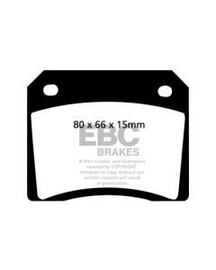 EBC 67-74 Ac 428 7.0 Greenstuff Rear Brake Pads - DP2101