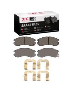 DFC 90-96 Subaru Legacy Front 5000 Advanced Ceramic Brake Pads and Hardware Kit - 1551-0470-01