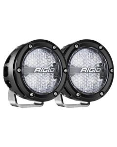 Rigid Industries 360-Series 4in LED Off-Road Diffused Beam - RGBW Backlight (Pair) - 36400