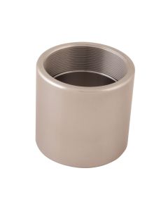 QA1 Weldable Upper Ball Joint Housing - 1-5/8-24 Thread x 1.438in Ball x 1.9in OD - Chromoly Steel - 9063-114