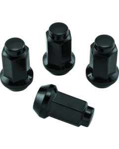 QuadBoss Black Lug Nuts 3/8in 24 - Box of 4