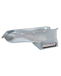 Moroso Pontiac V-8 (301-455) Deep Wet Sump 7qt 8.5in Steel Oil Pan - 20500