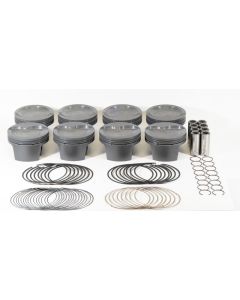 Mahle MS Piston Set SBF 408ci 4.030in Bore 4.000in Stroke 6.2in Rod .927 Pin -20cc 10.0 CR Set of 8 - 930248730