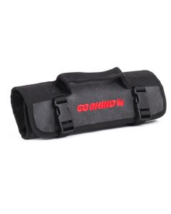 Go Rhino XVenture Gear Tool Wrench Roll - Small (3.5x3.5in. Closed) 12oz Waxed Canvas - Black - XG1050-01