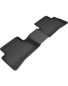 3D MAXpider 2019-2020 Lexus UX Kagu 2nd Row Floormats - Black - L1LX06621509