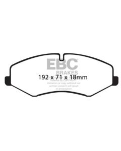 EBC 10-14 Land Rover LR4 5 Yellowstuff Front Brake Pads - DP42060R