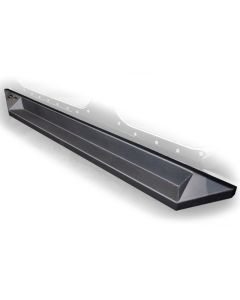 DV8 Offroad 07-18 Jeep Wrangler JK Plated Steel Rock Slider Steps - Matte Black (4 Door Only) - SRSOTB-10