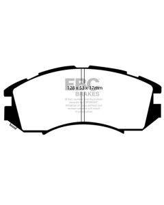 EBC 92-96 Subaru Impreza 1.8 (2WD) (13in Wheels) Ultimax2 Front Brake Pads - UD470