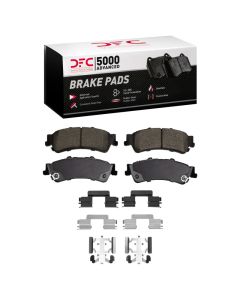 DFC 03-07 Chevrolet Silverado 1500 Classic Rear 5000 Advanced Ceramic Brake Pads and Hardware Kit - 1551-0792-02