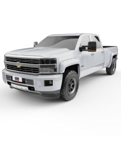 EGR 14+ Chev Silverado 6-8ft Bed Bolt-On Look Color Match Fender Flares - Set - Summit White - 791574-GAZ