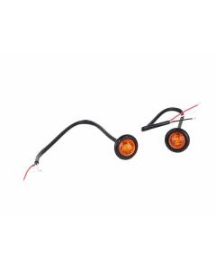 Amber LED Lights 3/4 Pair - Fishbone Offroad FB21041