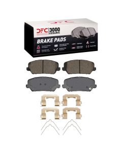 DFC 16-17 Hyundai Veloster Front 4000 HybriDynamic Brake Pads and Hardware Kit - 4000-1735-02
