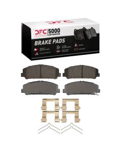 DFC 05-24 Nissan Titan Front 5000 Advanced Ceramic Brake Pads and Hardware Kit - 1551-1509-01